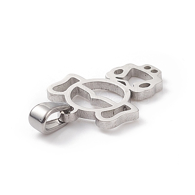 Non-Tarnish 304 Stainless Steel Pendants STAS-G284-21P-1