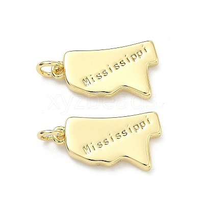 Brass Pendants KK-D229-22U-G-1