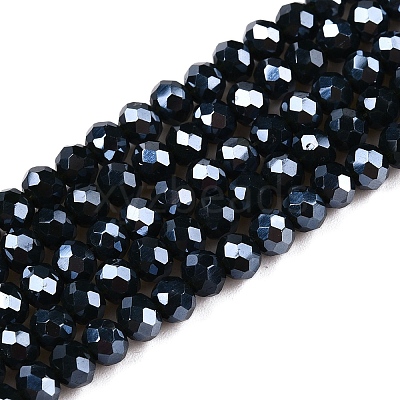 Electroplate Glass Beads Strands LS-EGLA-A034-P4mm-A29-1