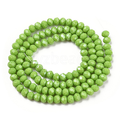 Electroplate Glass Beads Strands EGLA-A034-P10mm-A28-1