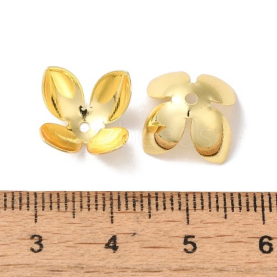 Rack Plating Brass Flower Bead Caps KK-K381-06B-G01-1