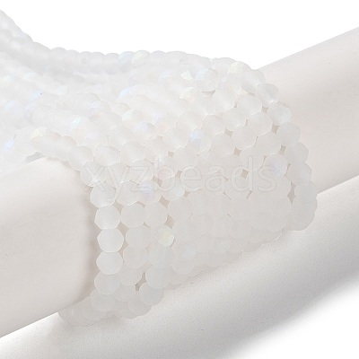 Transparent Glass Beads Strands EGLA-A044-T1mm-MB19-1