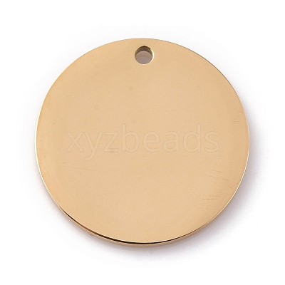 PVD Vacuum Plating 304 Stainless Steel Pendants STAS-P245-45G-1
