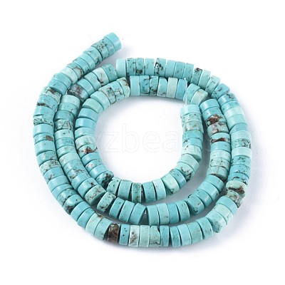 Natural Howlite Beads Strands X-TURQ-L030-04B-01-1