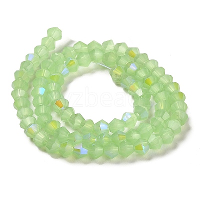 Imitation Jade Electroplate Glass Beads Strands EGLA-A039-J2mm-L01-1