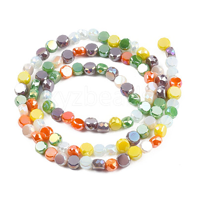 Electroplate Glass Beads Strands EGLA-N002-40A-03-1