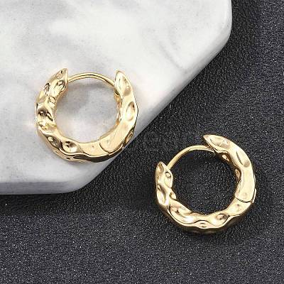 Brass Hoop Earrings EJEW-D320-23G-1