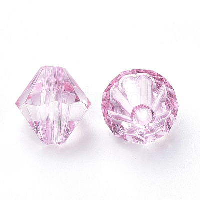 Transparent Acrylic Beads X-TACR-S146-4mm-02-1
