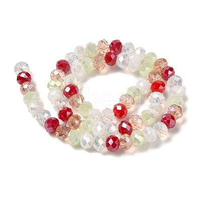 Glass Beads Strands EGLA-A034-M8mm-57-1