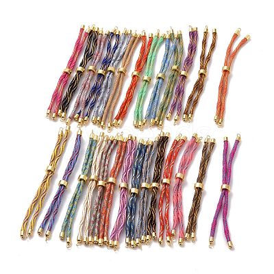 Nylon Cord Silder Bracelets MAK-C003-01G-1