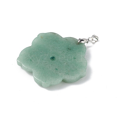 Natural Green Aventurine Big Pendants G-B040-01P-06-1