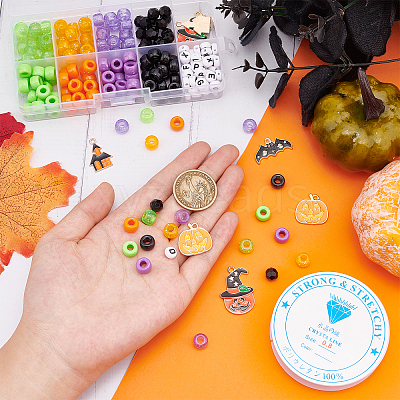 DIY Halloween Bracelet Making Kit for Children DIY-NB0006-93-1