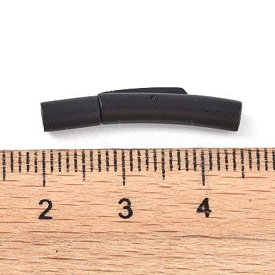 Ion Plating(IP) Column 304 Stainless Steel Bayonet Necklace Clasps STAS-O035-05B-01-1