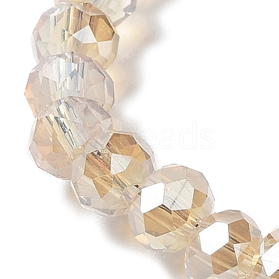 Electroplate Glass Beads Strands EGLA-A034-J6mm-K01-1