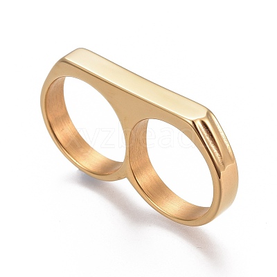 304 Stainless Steel Finger Rings RJEW-O032-13G-1