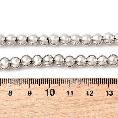 Electroplate Glass Beads Strands EGLA-F166-01B-P-1