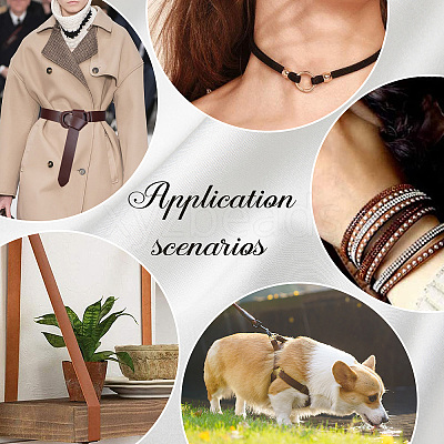 Matte Style PU Leather Ribbon DIY-WH0030-64C-1