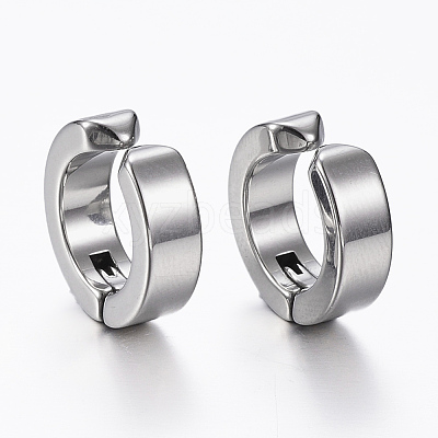 Tarnish Resistant 304 Stainless Steel Clip-on Earrings EJEW-H351-18P-1
