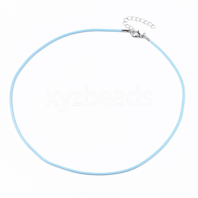 Waxed Cotton Cord Necklace Making MAK-S032-1.5mm-B08-1