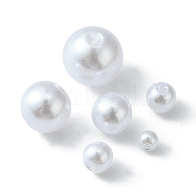 5 Style ABS Plastic Imitation Pearl Beads KY-FS0001-05-1