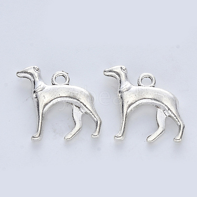 Tibetan Style Alloy Pendants TIBE-R316-013AS-RS-1