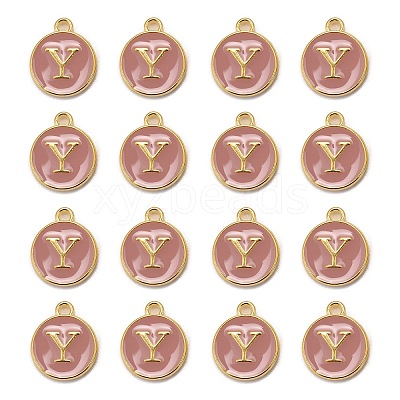 Golden Plated Alloy Enamel Charms LS-ENAM-S118-07Y-1