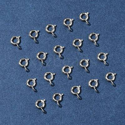 Brass Spring Ring Clasps KK-FS0001-50P-1