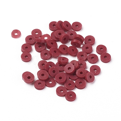Handmade Polymer Clay Beads CLAY-R067-4.0mm-29-1