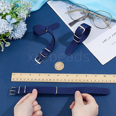 3Pcs Nylon Watch Bands AJEW-OC0015-63D-1