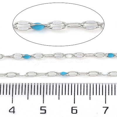 Brass Dapped Chains AJEW-Q153-03P-11-1