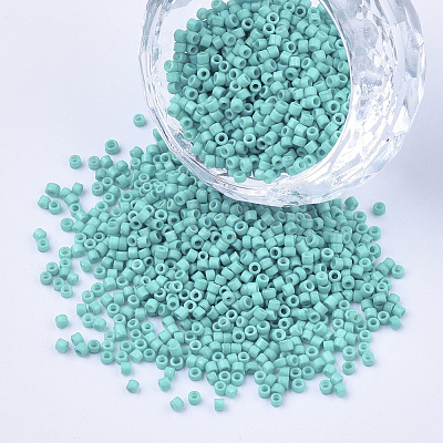 Baking Paint Cylinder Seed Beads SEED-Q036-02A-D05-1