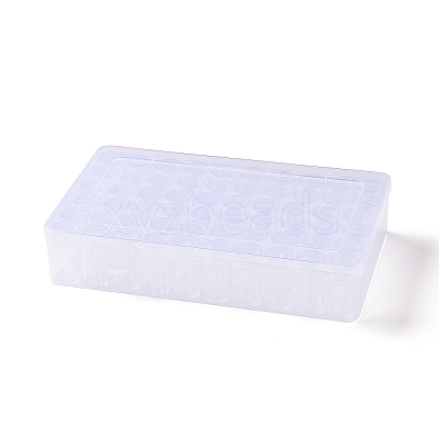 60Pcs Plastic Column Bead Storage Containers CON-C017-01-1