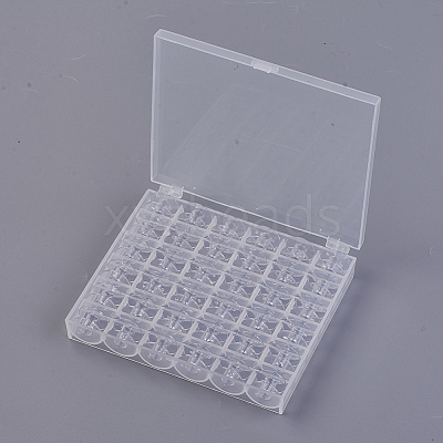 Transparent Plastic 36 Spools Household Line Empty Sewing Machine Line Axis TOOL-TAC0006-01-1