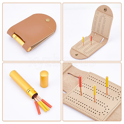 PU Outdoor Cribbage Card Game Scoreboard AJEW-WH0033-05-1