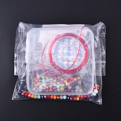 DIY Stretch Bracelets Kits DIY-YW0013-20A-1