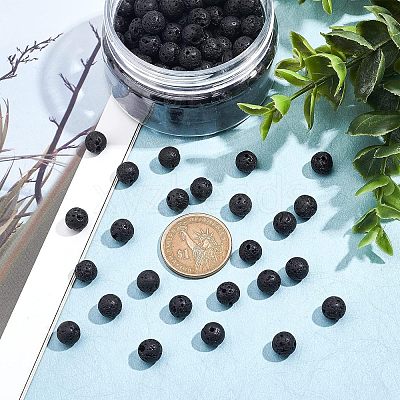 Natural Lava Rock Beads G-NB0001-02-1