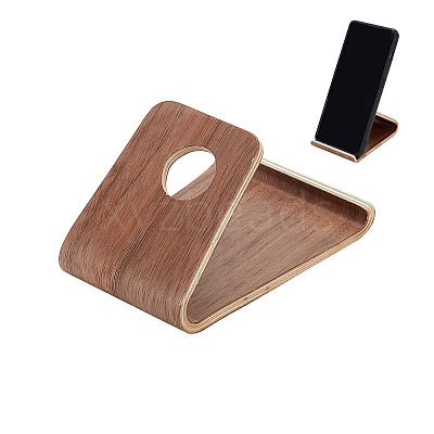 Wooden Mobile Phone Holders AJEW-WH0270-142B-1