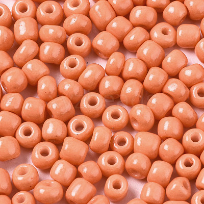 6/0 Glass Seed Beads SEED-S058-A-F422-1