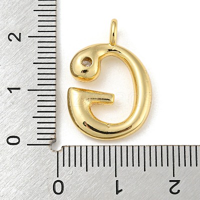 Rack Plating Brass Micro Pave Cubic Zirconia Pendants KK-A200-24G-G-1