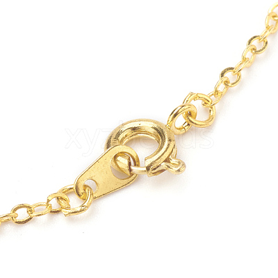 Plated Natural Baroque Pearl Keshi Pearl Beads Necklaces NJEW-JN02218-1