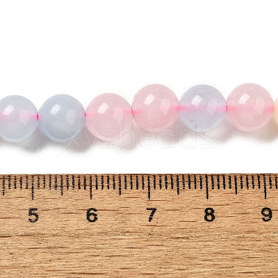 Dyed Natural Malaysia Jade Beads Strands G-G021-02B-24-1