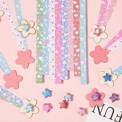 Lucky Star Origami Paper DIY-SC0027-24C-1