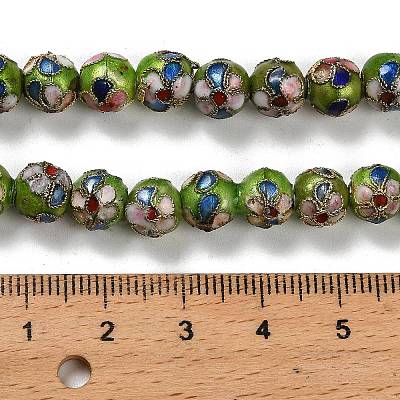 Handmade Cloisonne Beads CLB-O001-M10-03-1