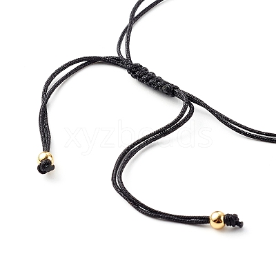 Adjustable Nylon Thread Braided Bead Bracelets BJEW-JB06262-03-1