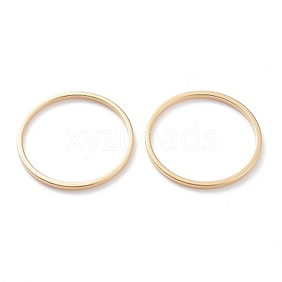 Brass Linking Rings X-KK-Y003-03G-G-1