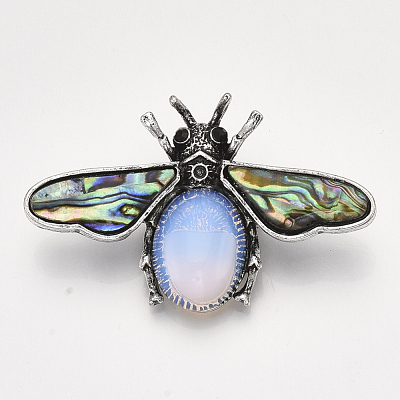 Opalite Brooches/Pendants X-G-S353-08N-1