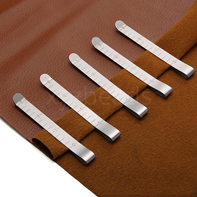 Stainless Steel Sewing Clip Cloth Ruler PW-WG94438-01-1