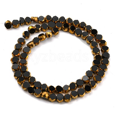 Electroplate Glass Beads Strands EGLA-G037-02A-HP05-1