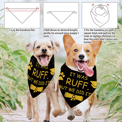 Cotton Dog's Kerchief AJEW-WH0503-025-1