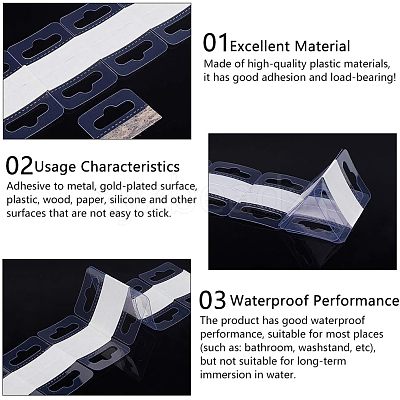 Transparent Self Adhesive Hang Tabs CDIS-NB0001-06-1